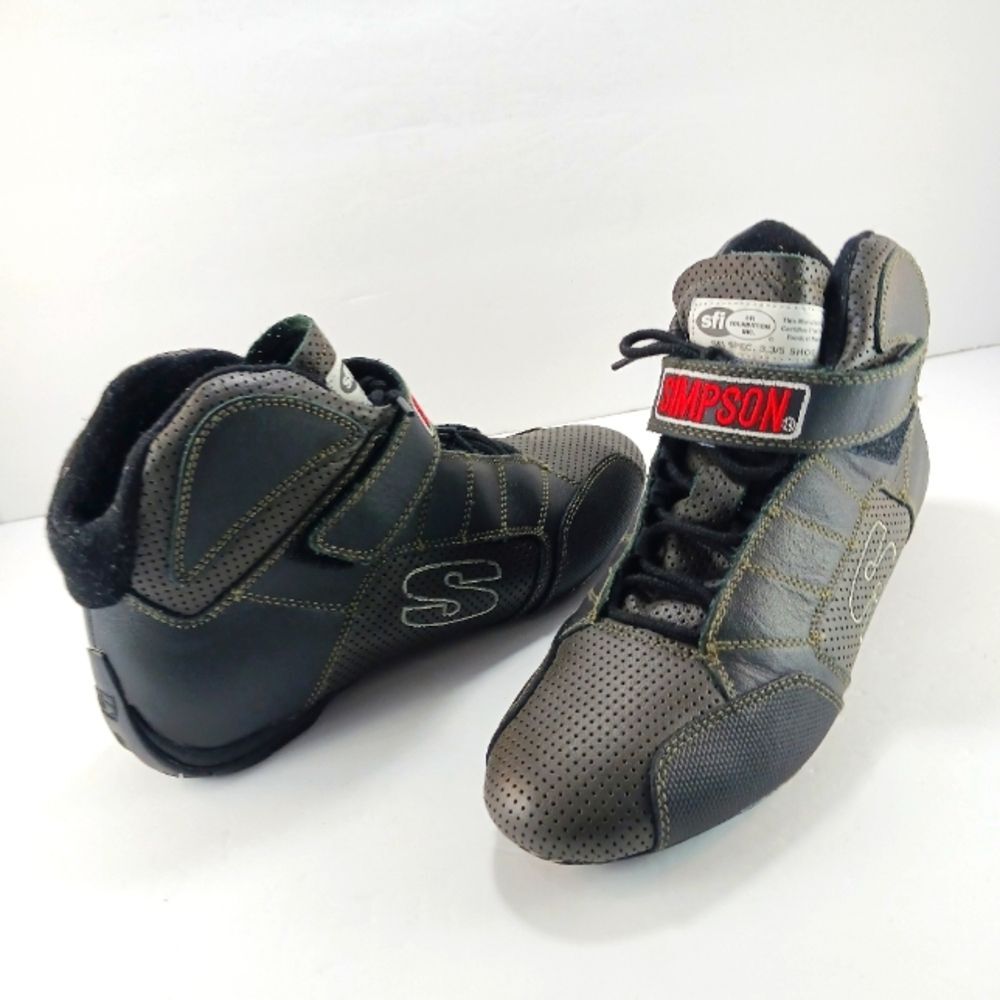 Simpson Red Line Racing Shoe SFI & FIA Approved NASCAR Motor Racing Men's 9.....